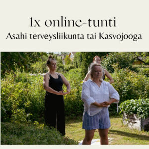 1x ONLINE hyvinvointitunti - MAKSU SMARTUM, EPASSI tai EDENRED EDUILLA